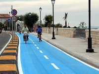 La pista ciclabile